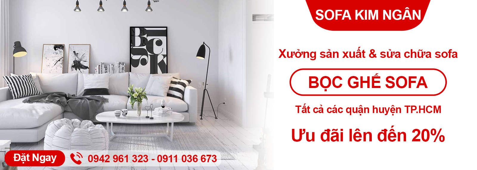 Xưởng sản xuất & sửa chữa sofa Kim Ngân - Bọc ghế sofa